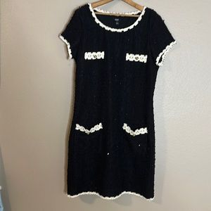 MSK CLASSIC VINTAGE INSPIRED LITTLE BLACK DRESS Sz Small